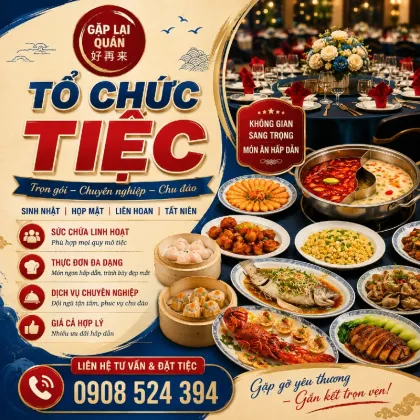 TỔ CHỨC TIỆC